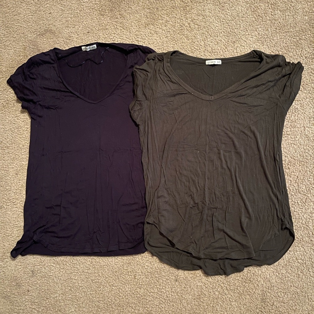 *BUNDLE* Cotton On Basic Tee Shirts Extra Small Super Soft